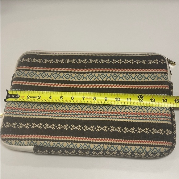 Kayond textured Patterned padded Laptop Sleeve / Holder preowned 2 pockets - Picture 4 of 8